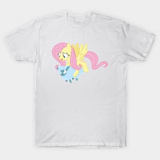 Fluttershy saving a tiny ewe 1 T-Shirt